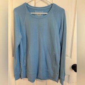 Lilly Pulitzer Luxlectic Beach Comber Pullover Crewneck Sweatshirt Womens Medium